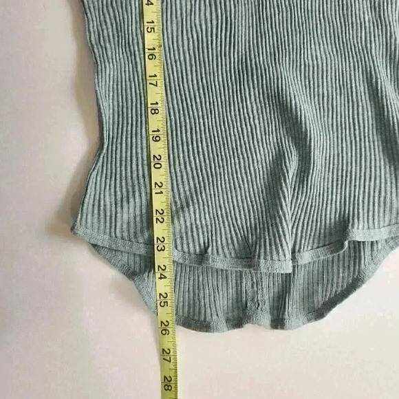 Prana Ribbed Tank Top in Light Blue - Picture 8 of 9